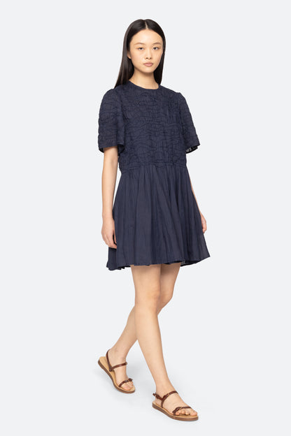 Imogen S/S Dress in Navy