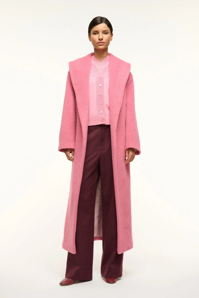 Dakota Coat in Damask Pink