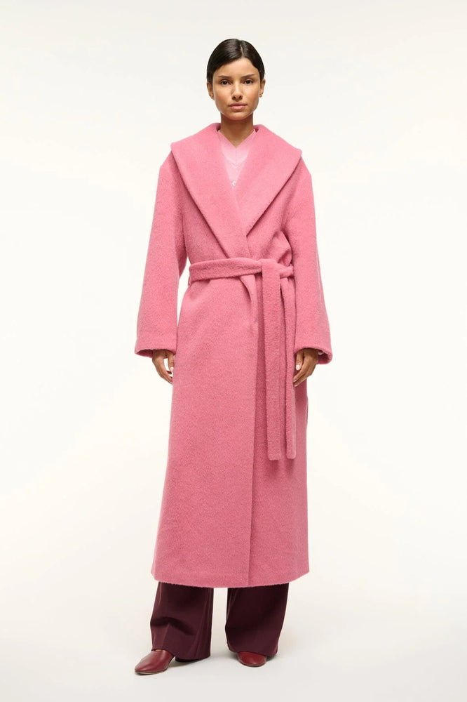 Dakota Coat in Damask Pink