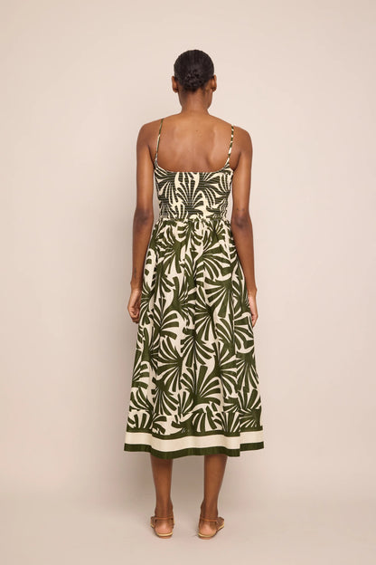 Carmen Dress in Catalina Olive