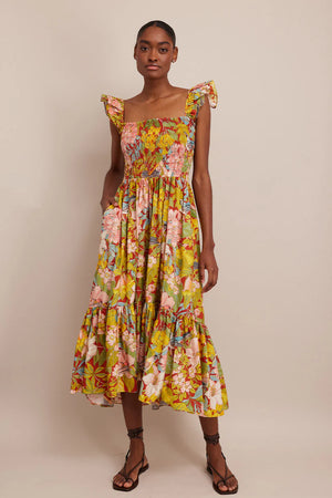 Ruby Dress in Newberry Tropic Clay
