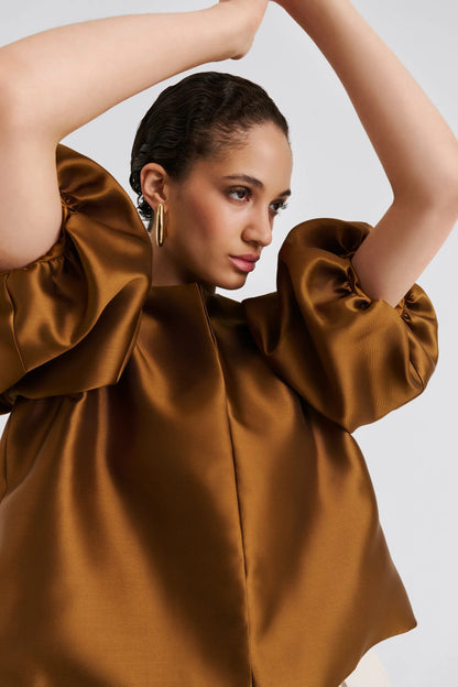 Cleo Blouse in Amber