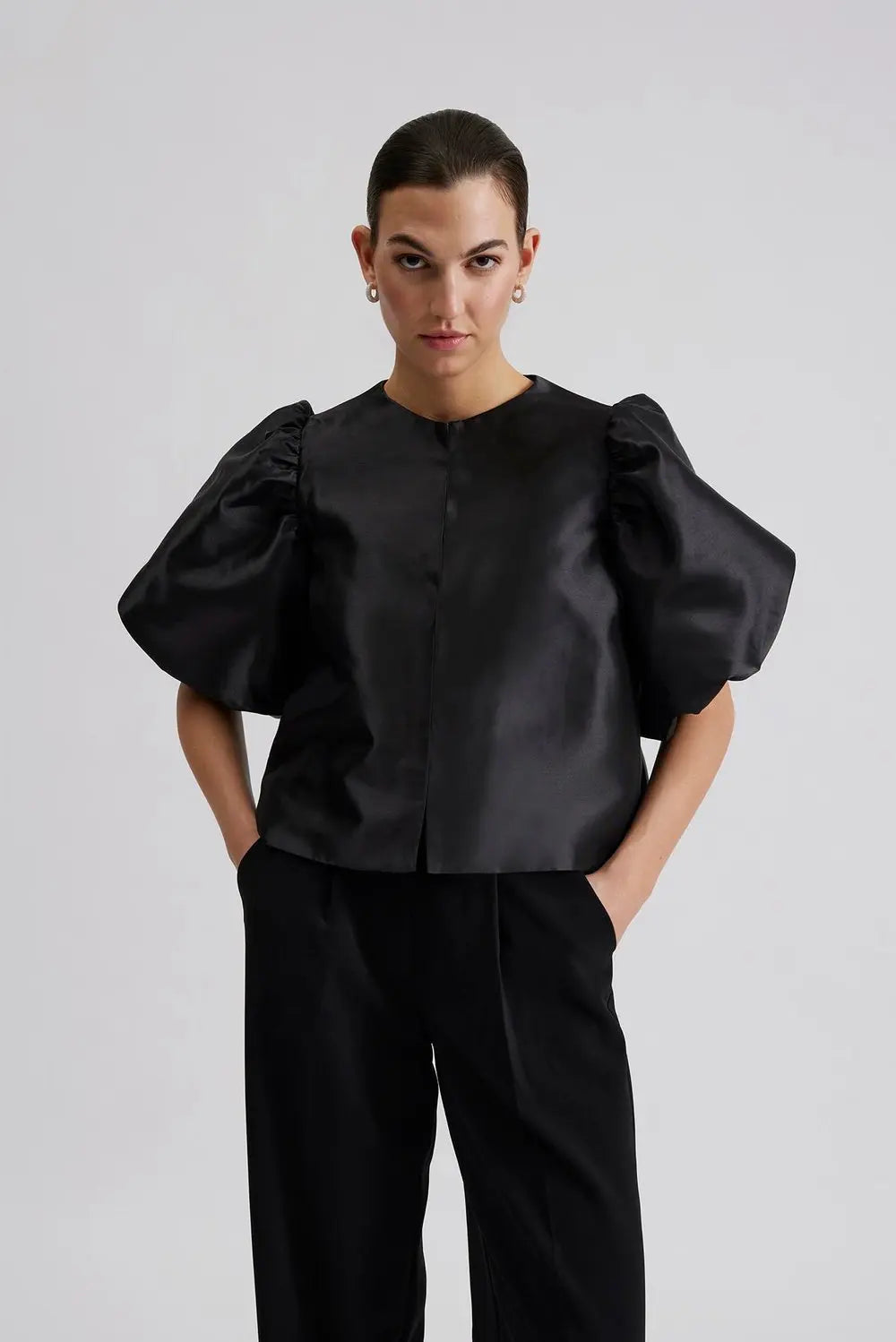 Cleo Blouse in Black