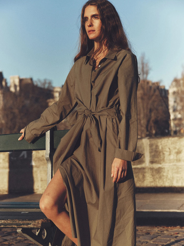 Army Green McCallister Dress