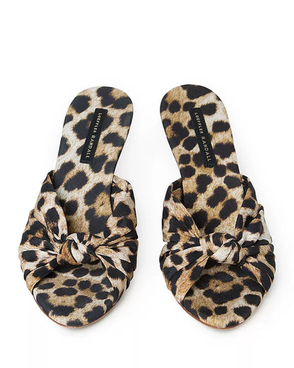 Marsy Angled Wedge in Leopard
