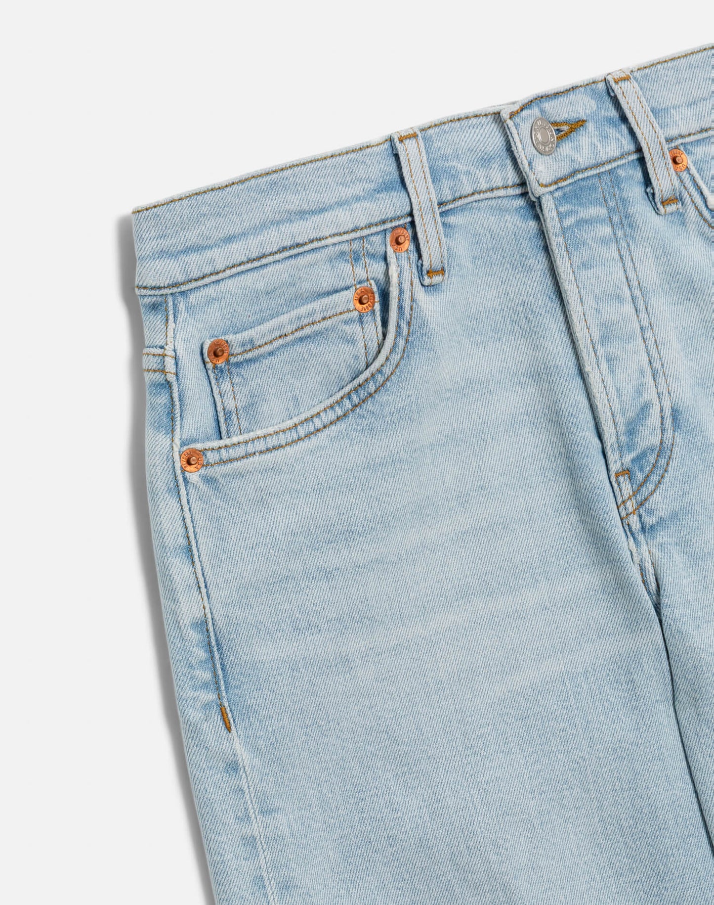 Comfort Stretch Mid Rise Wide Leg Crop in Ola Indigo