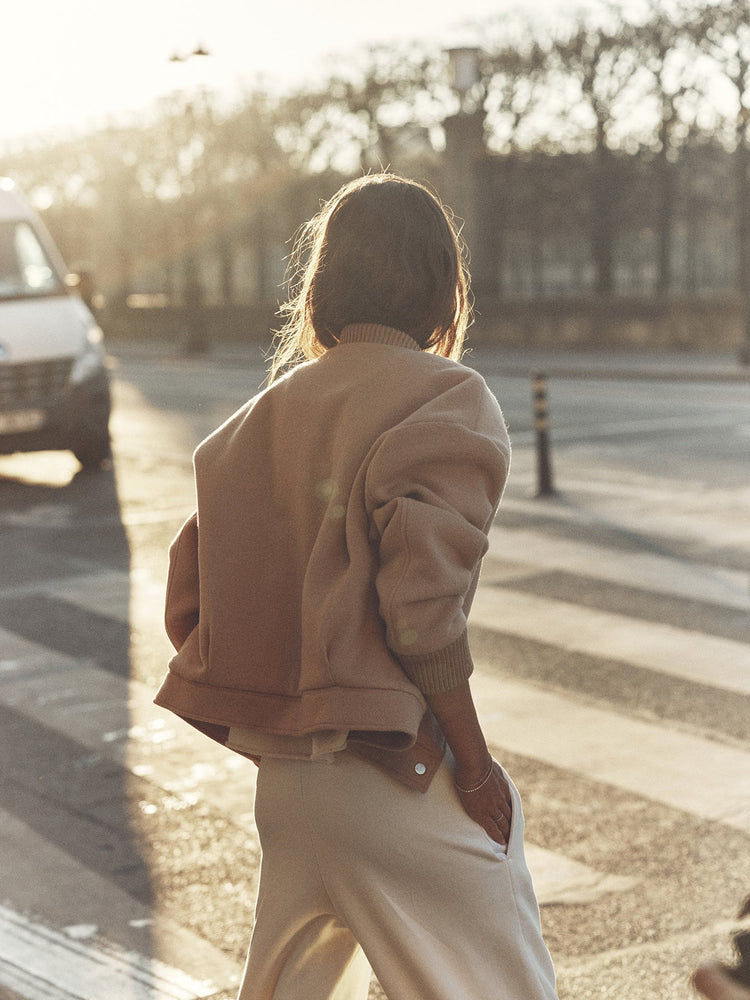 Warm Camel Braidy Jacket