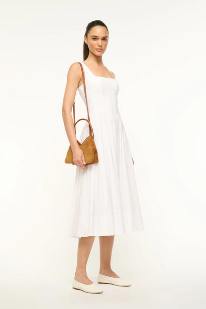 Valerie Shoulder Bag Tan Suede