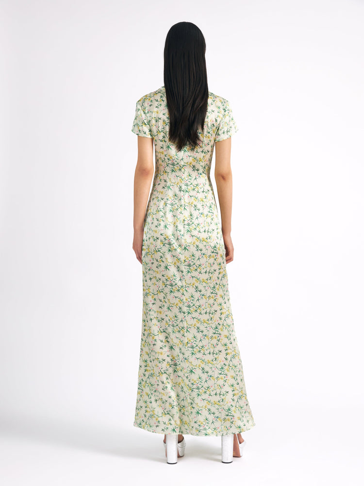 Kelly Dress in Tusk Spring Flowers