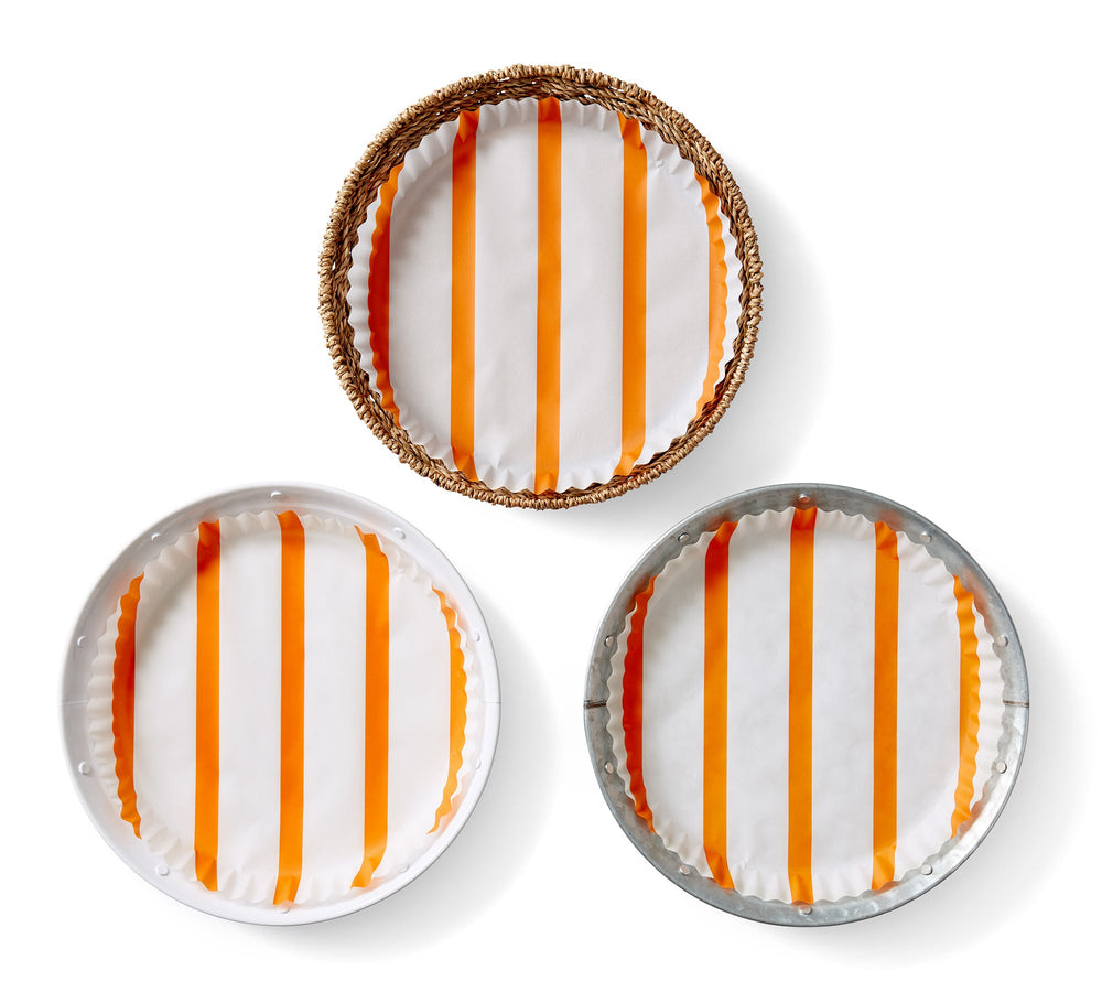 "Go Team Orange" Preformed Plate Liners