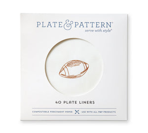 "Touchdown!" Preformed Plate Liners