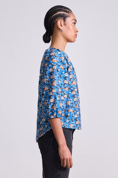 Mitte Top in Florette Blue