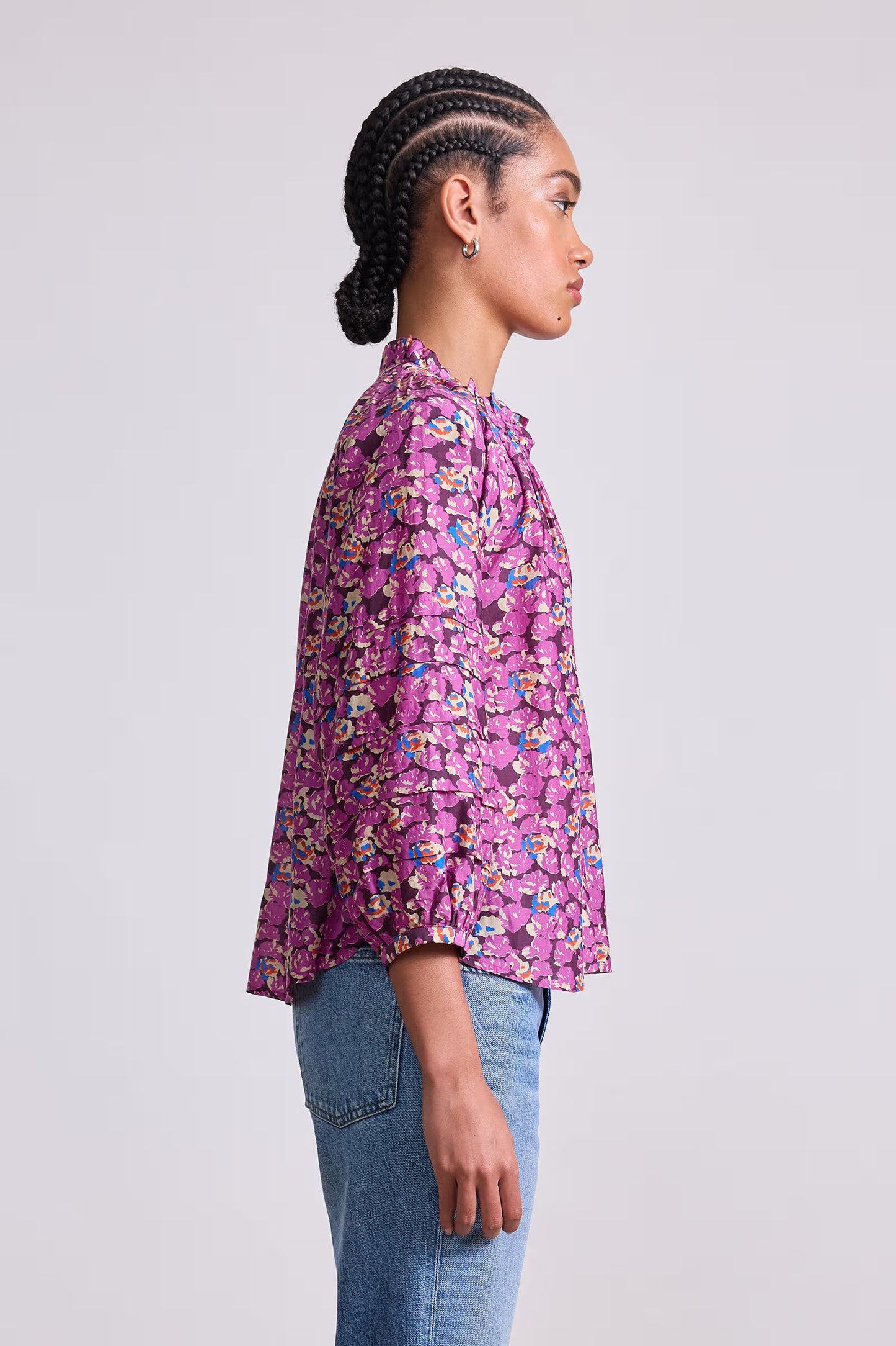 Trini Top in Florette Peony