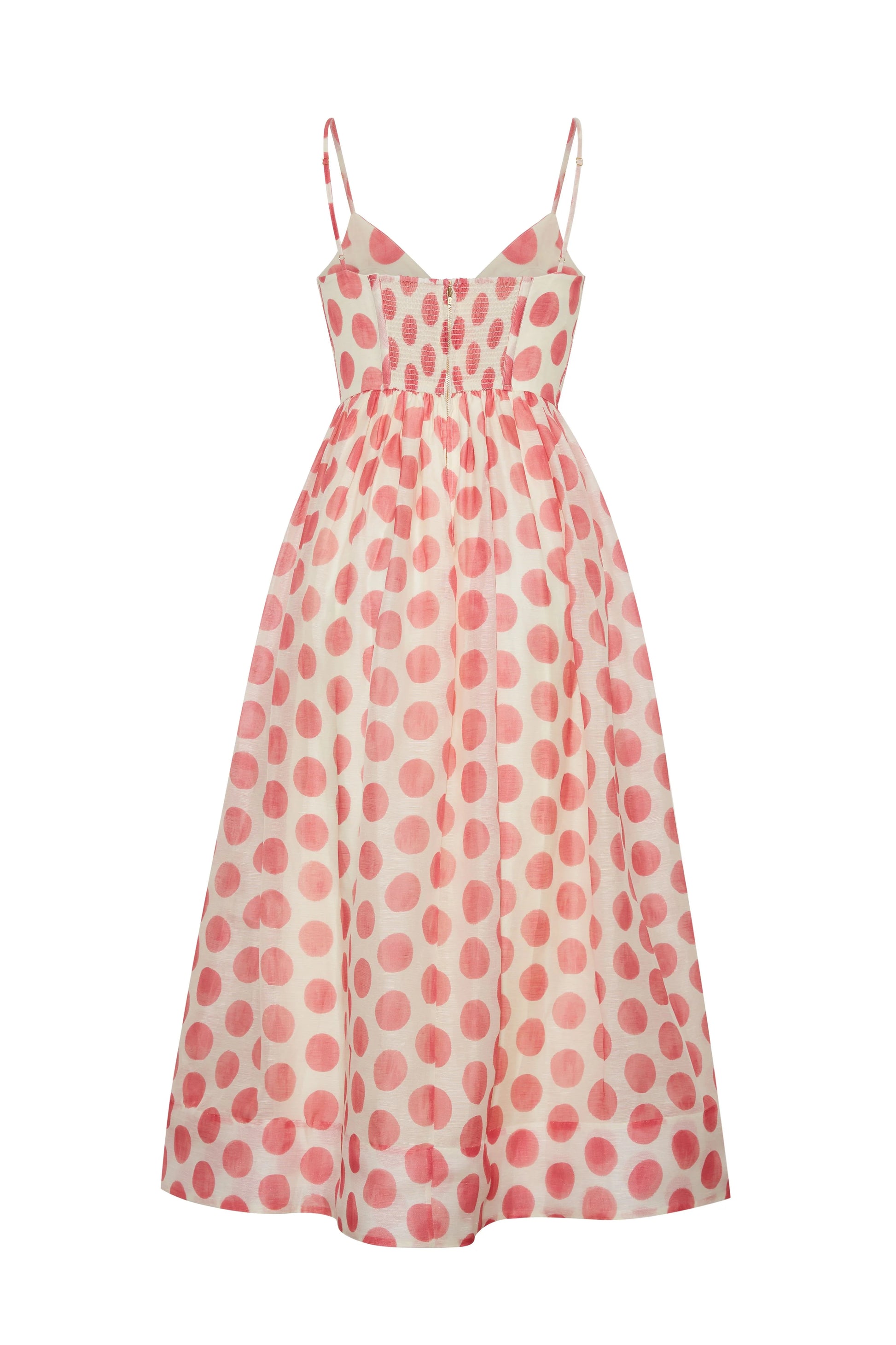 Pero Midi Dress in Celeste Spot Pink Bunny and Babe Winnetka Pero Midi Dress in Celeste Spot Pink Bunny and Babe Winnetka