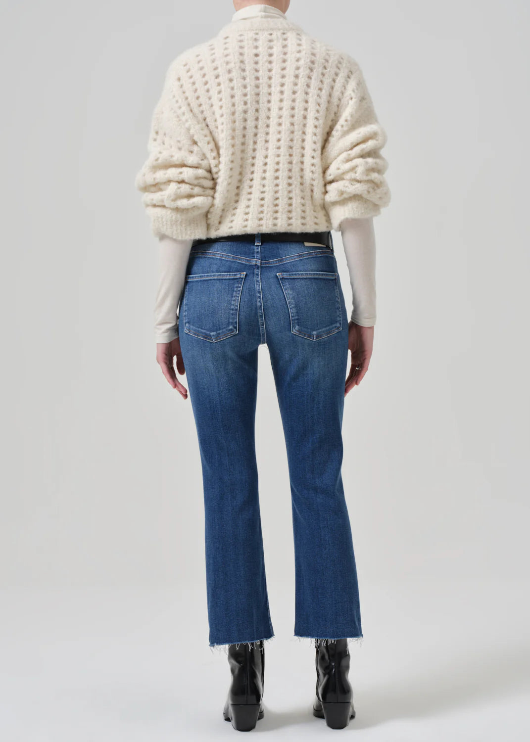 Isola Mid Rise Cropped Boot In Ambry