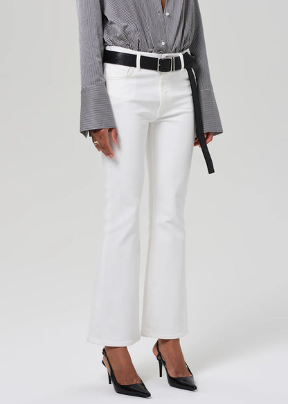 Lilah High Rise Bootcut 32.5" in Soft White