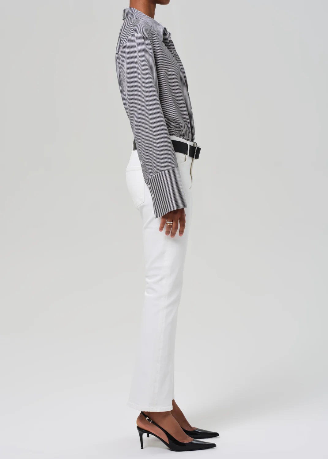 Lilah High Rise Bootcut 32.5" in Soft White