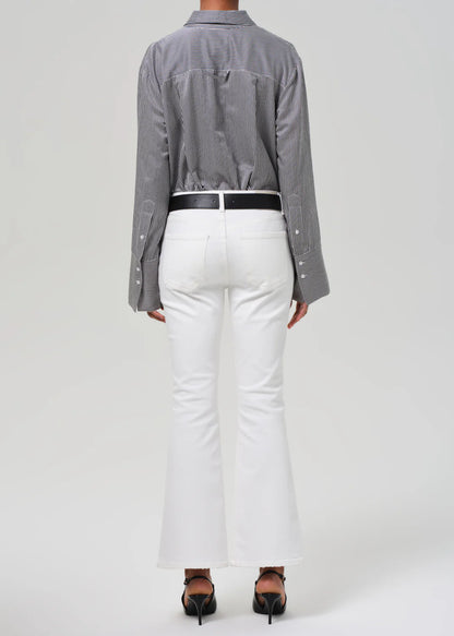 Lilah High Rise Bootcut 32.5" in Soft White