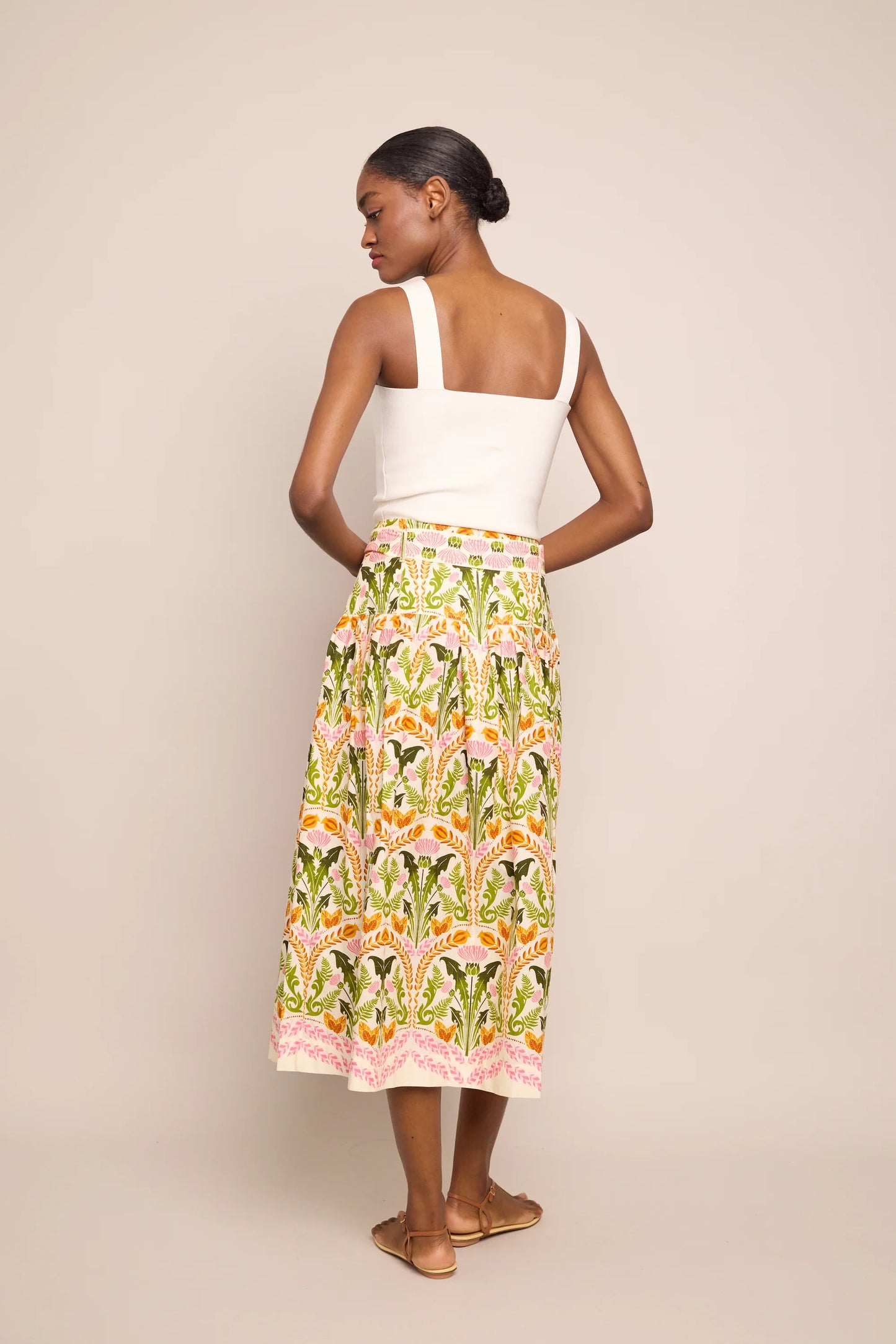 Jiya Skirt in Juniper Egret