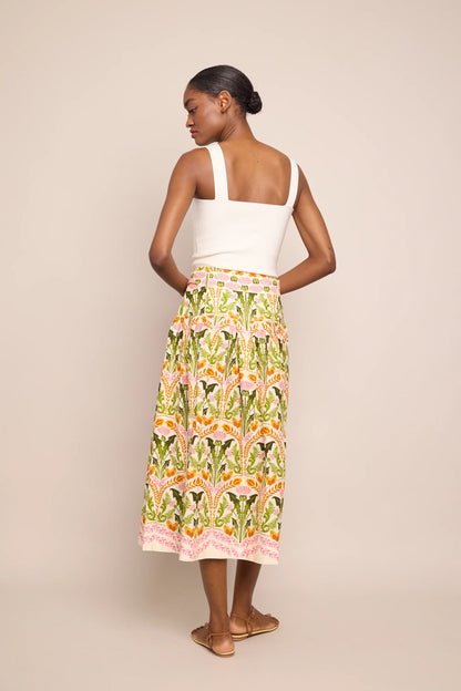Jiya Skirt in Juniper Egret