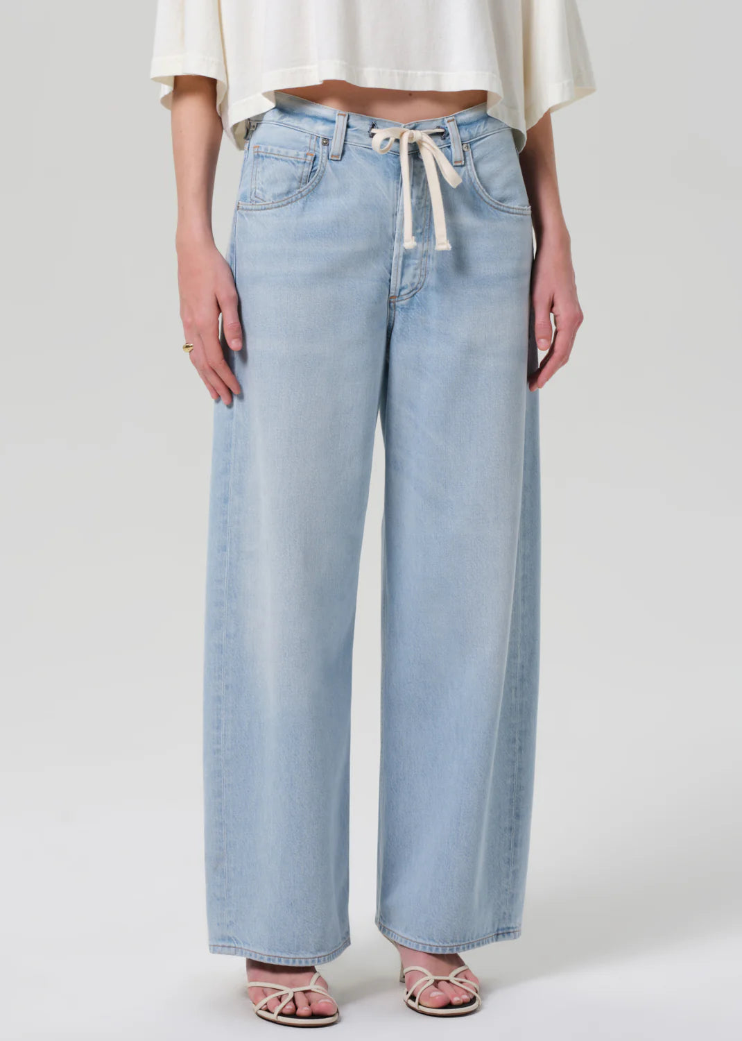Brynn Drawstring Trouser in Portola