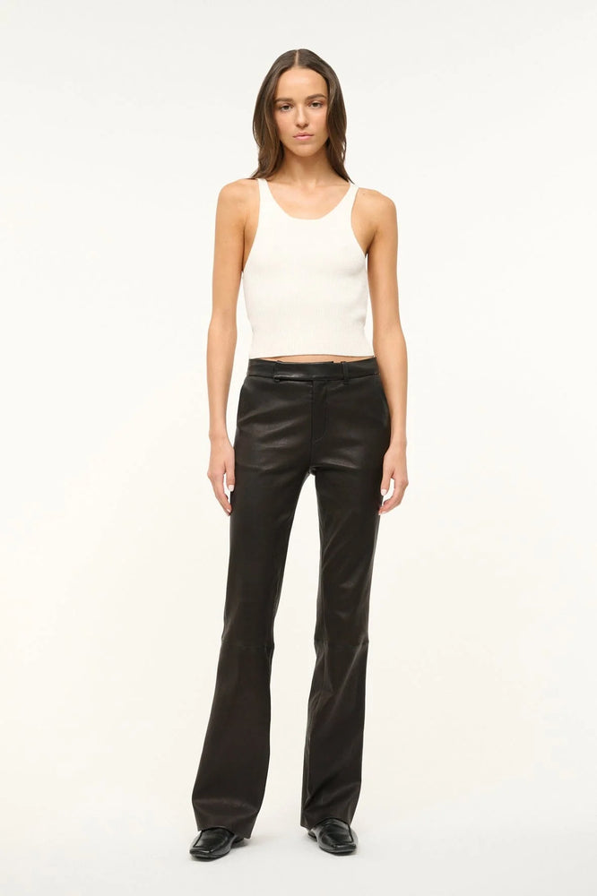 Hanover Leather Pant in Black