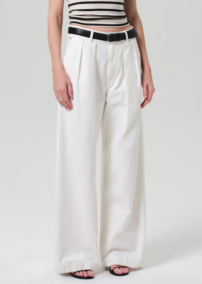 Petra Pleated Trouser in Pashmina