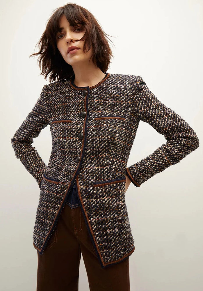 
            
                Load image into Gallery viewer, Alessia Boucle Tweed Jacket
            
        