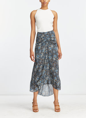 
            
                Load image into Gallery viewer, Limani Maxi Skirt in Black Floral
            
        