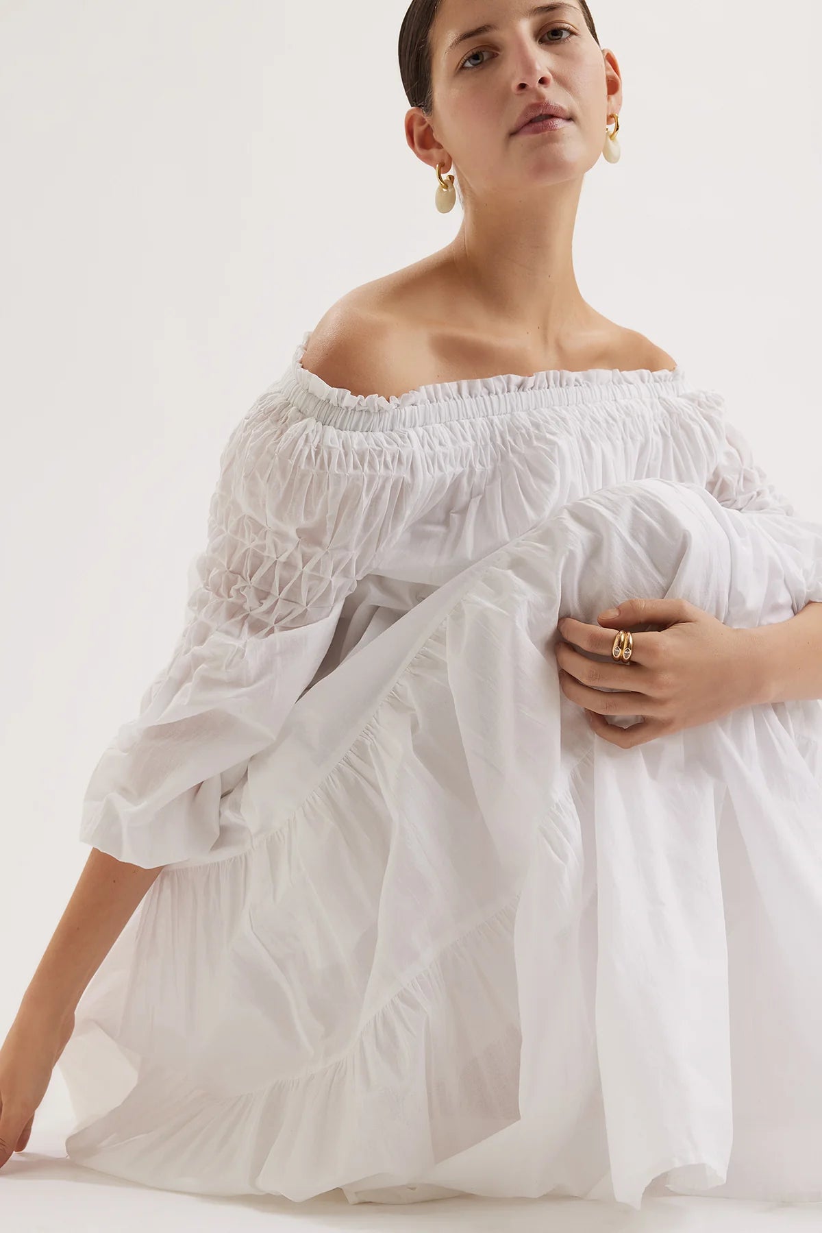 Zaria White Dress