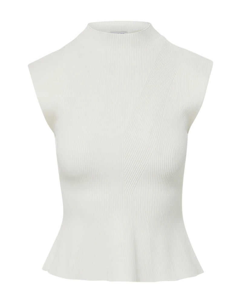 
            
                Load image into Gallery viewer, Cio Ribbed Top in Off-White
            
        