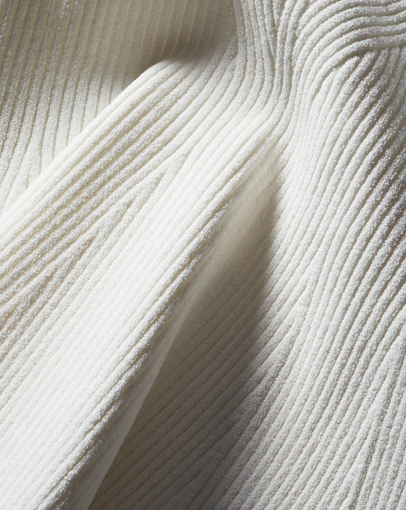 Cio Ribbed Top in Off-White