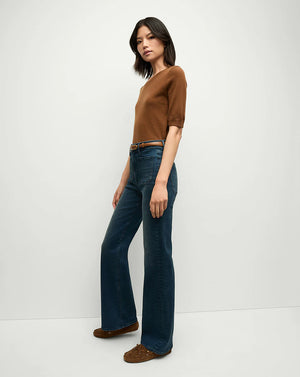 Shana Cashmere Sweater in Whiskey