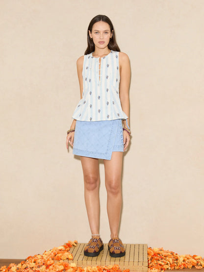 Dylan Wrap Mini Skirt