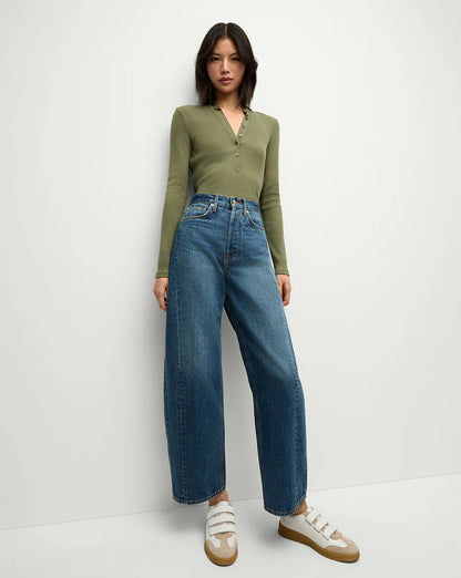 Jocelyn Henley Shirt in Stone Army