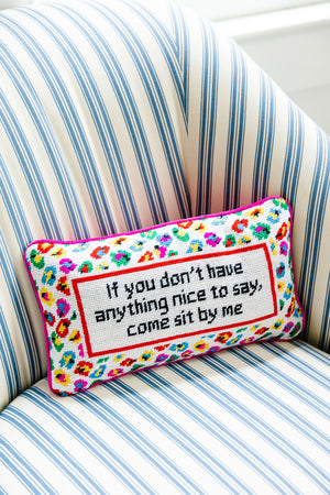 Come Sit by Me Pillow