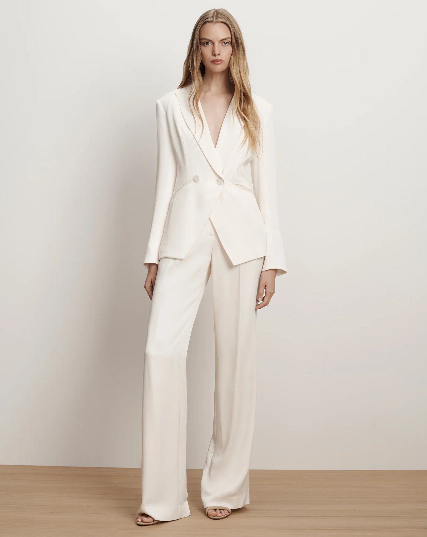 Robinne Wide-Leg Pant in Dove