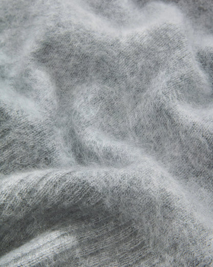 Mazzy Brushed Cashmere Sleeveless Sweater in Heather Grey