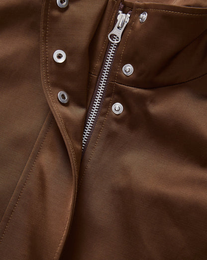 Bateman Cropped Jacket in Walnut