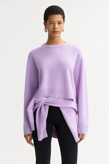 Cashmere Top in Lavender
