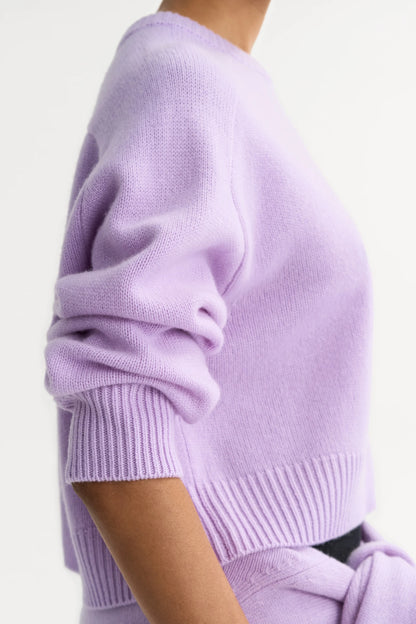 Cashmere Top in Lavender