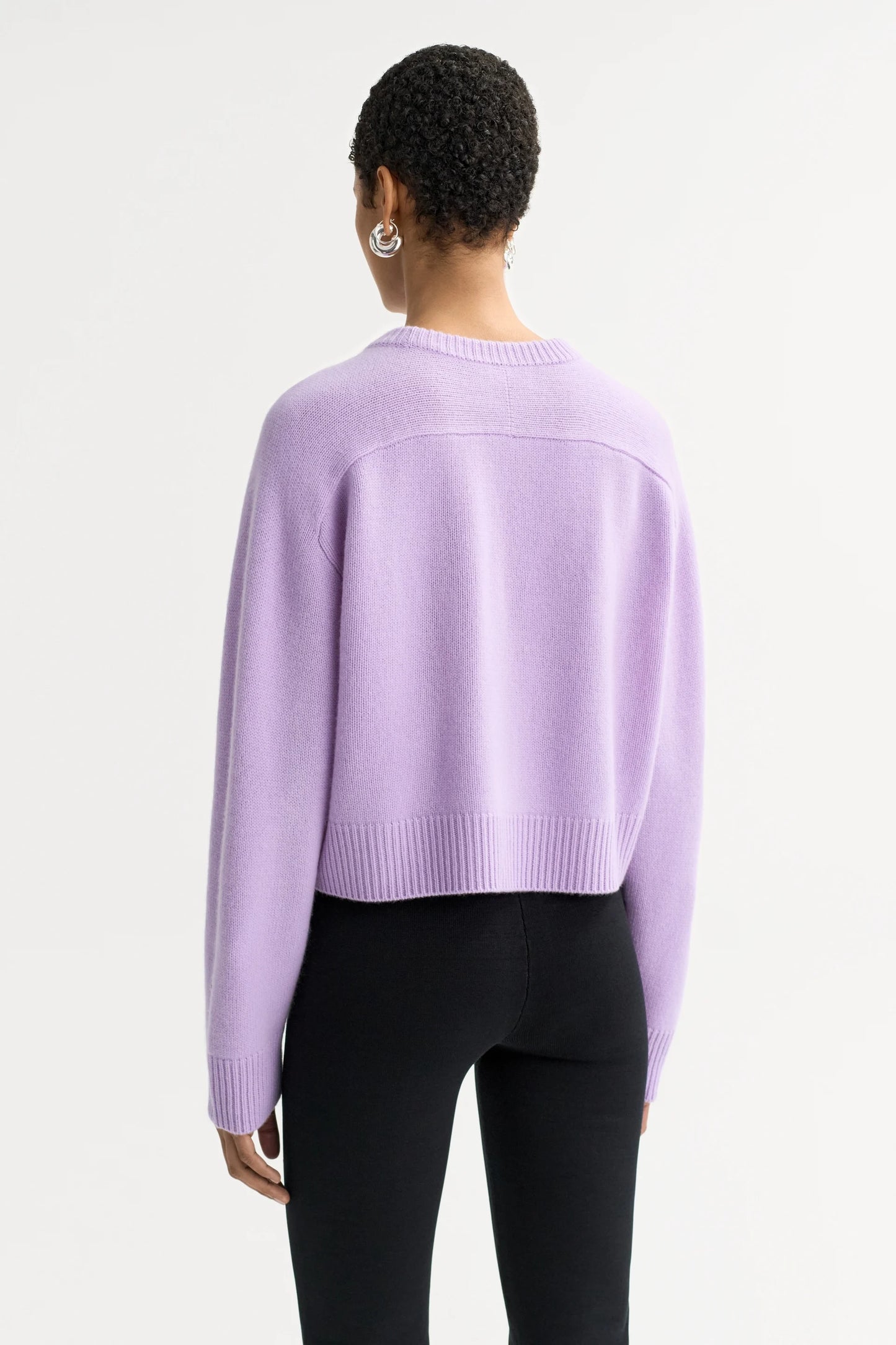 Cashmere Top in Lavender