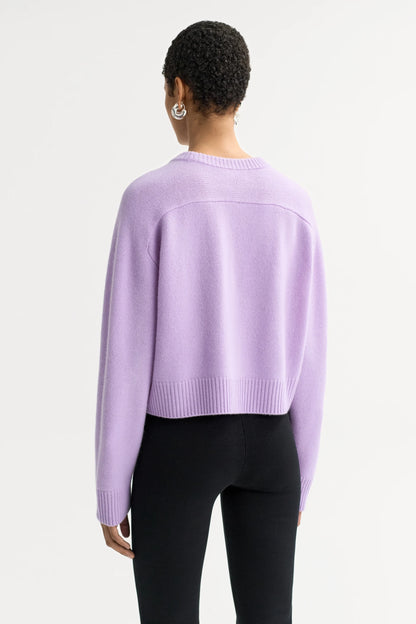 Cashmere Top in Lavender