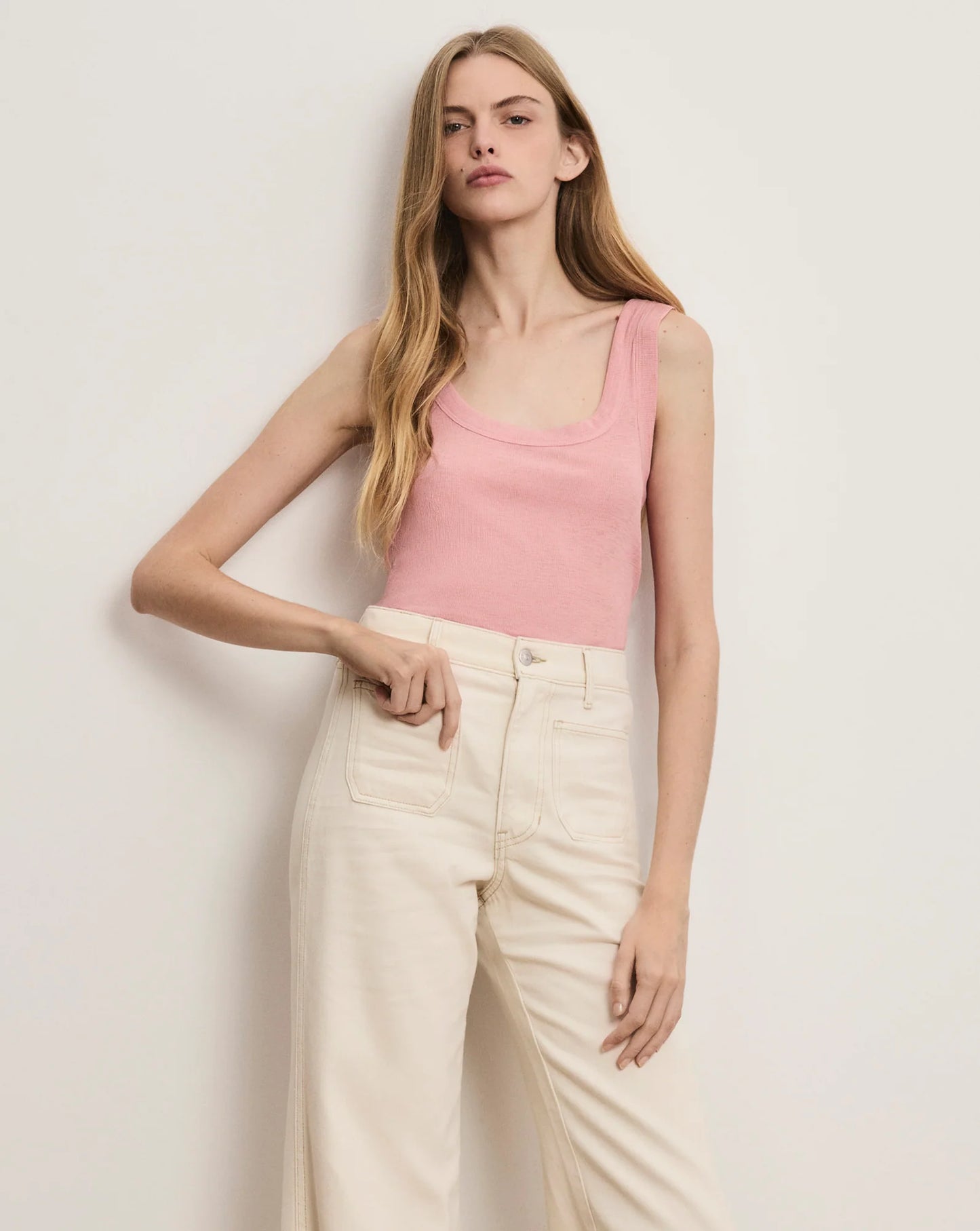 Belvedere Knit Tank Top in Petal