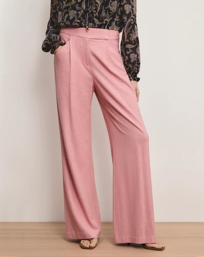 Marbeau Wide-Leg Pant in Petal