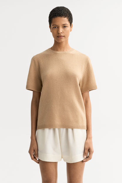 Oversized T-Shirt in Camel