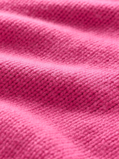 Girlfriend Turtleneck in Fuchsia