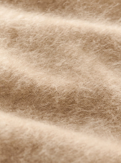 Brushed Short Sleeve in Camel