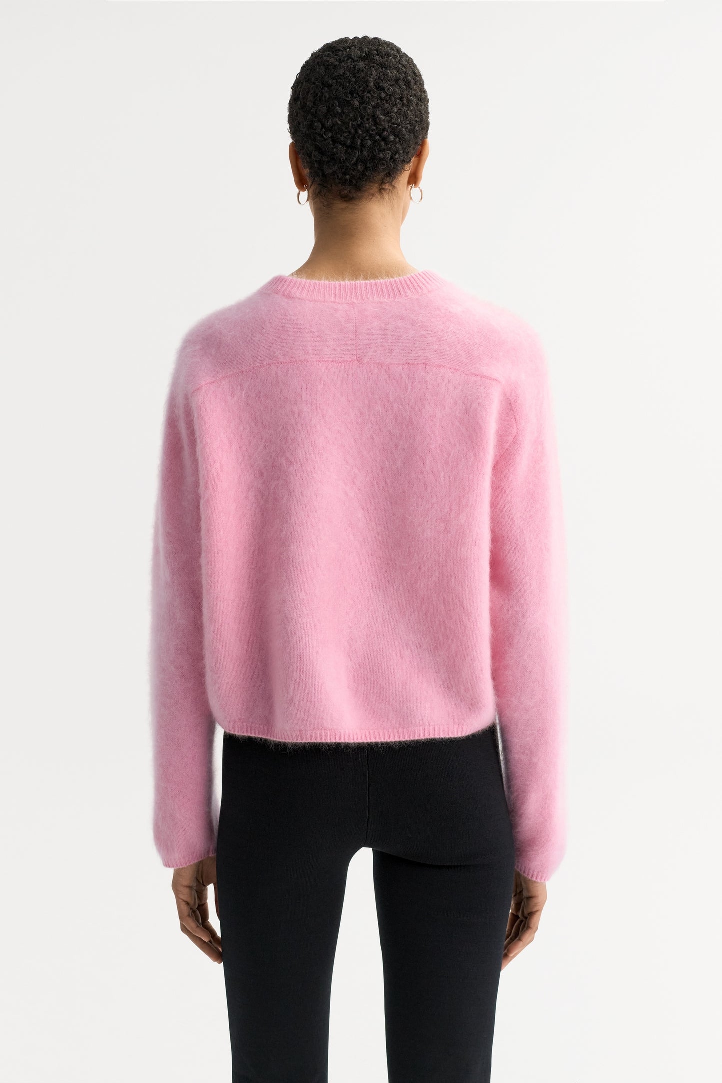 Brushed Crewneck in Pink