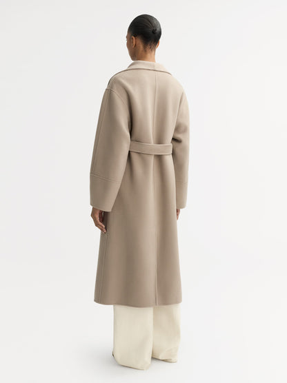 Long Coat in Dark Sand